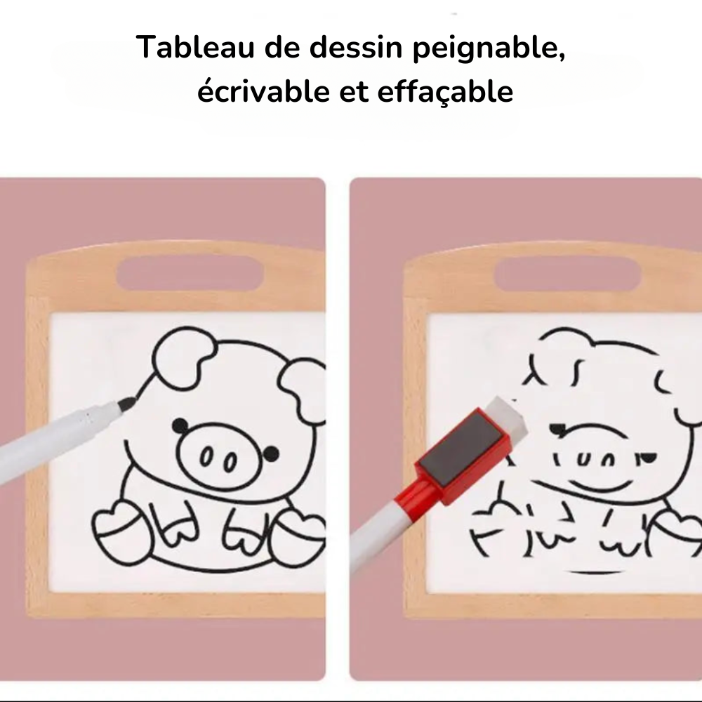 Tableau Magnétique de Points Montessori – Créativité et Précision au Bout des Doigts