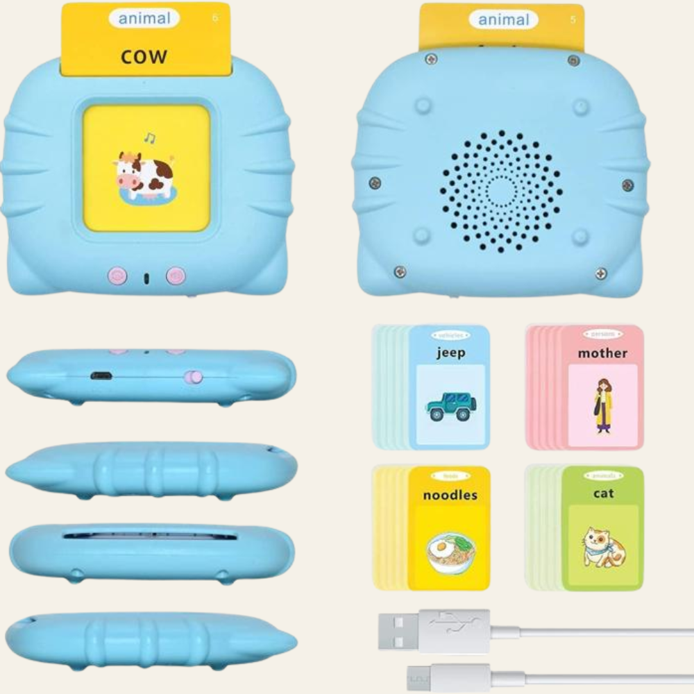 Cartes Flash Parlantes Montessori – Apprentissage Interactif des Mots et des Sons
