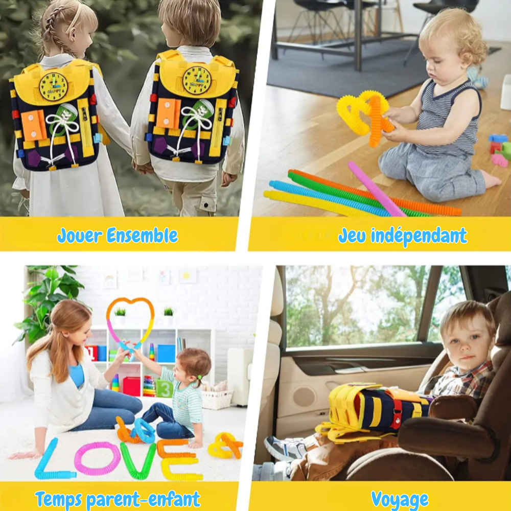 Sac à Dos d'Activités Montessori – L'Aventure Éducative à Porter de Main