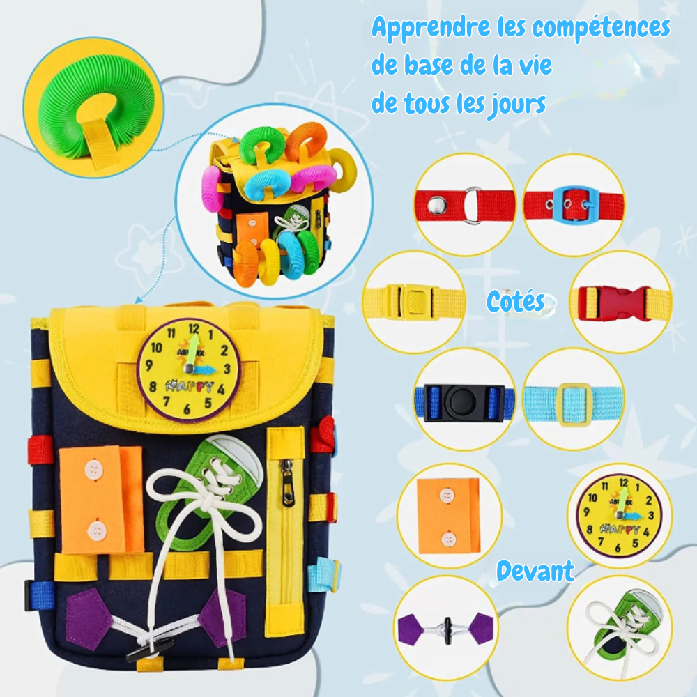 Sac à Dos d'Activités Montessori – L'Aventure Éducative à Porter de Main