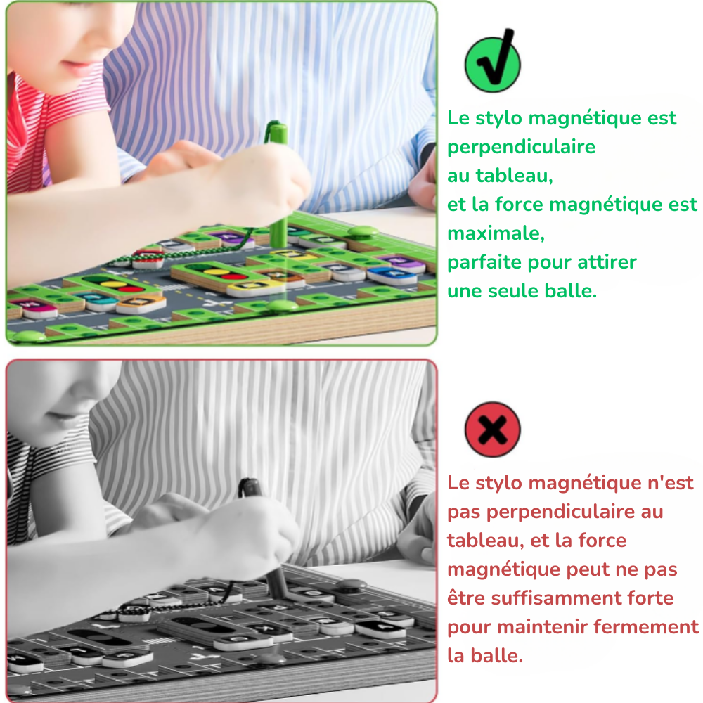 Labyrinthe de Voitures Alphabet Montessori – Apprendre les Lettres en S'Amusant