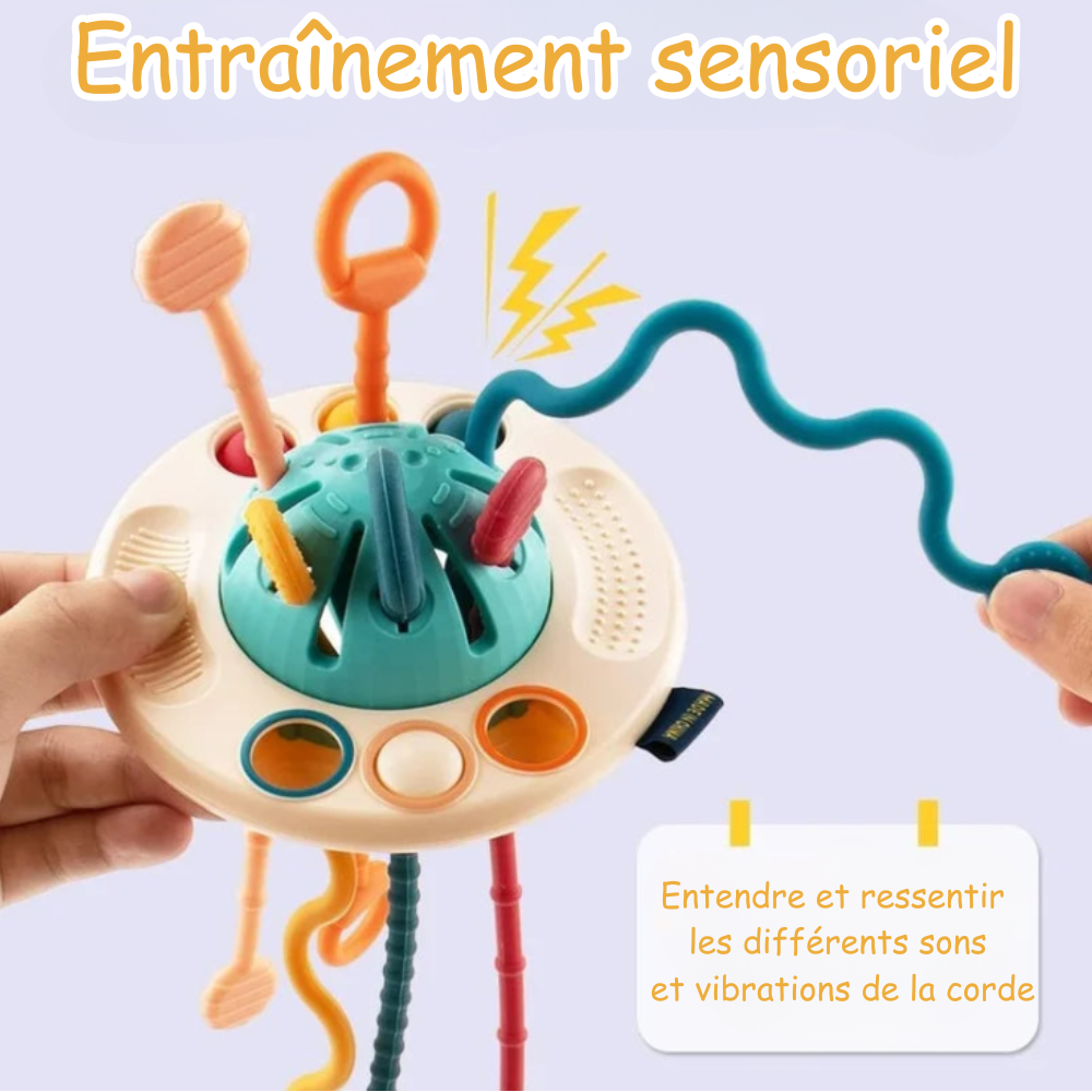 OVNI à tirer Montessori – Un Voyage Sensoriel pour les Petites Mains
