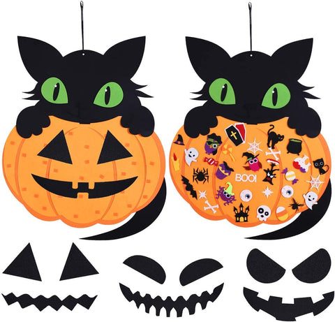 Chat d’Halloween Montessori : une activité sensorielle et créative pour célébrer la saison