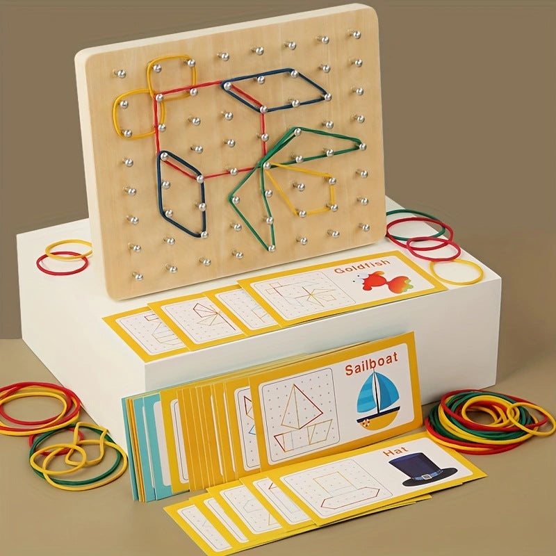 Geoboard Montessori – Éveillez la Créativité Géométrique de Votre Enfant