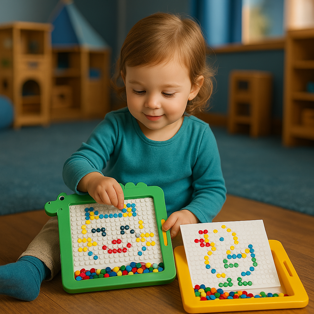 Tableau Magnétique Montessori – Stimulez la Créativité et la Motricité Fine de Votre Enfant
