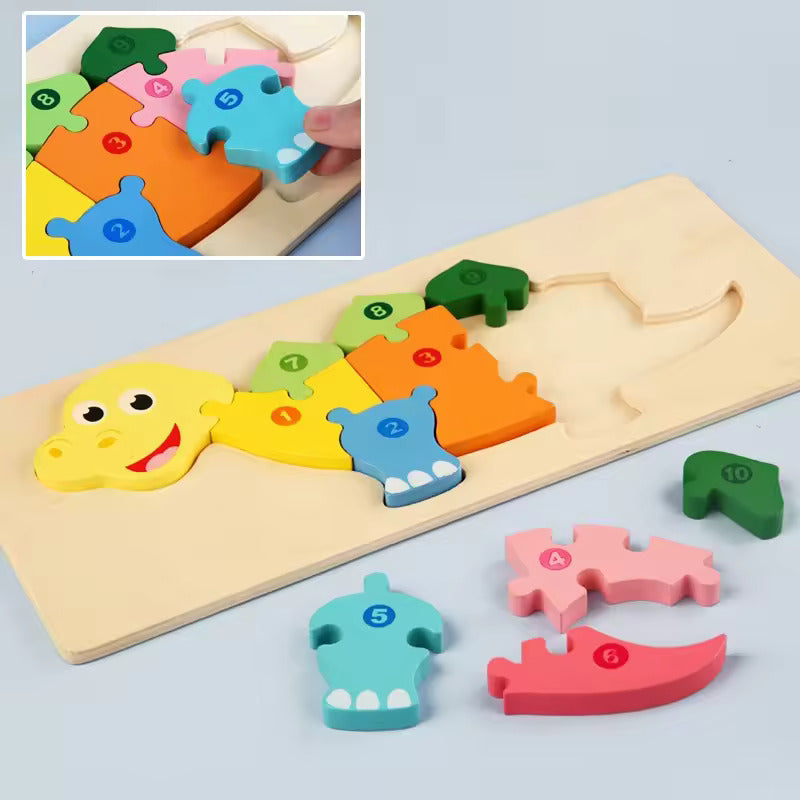 Puzzles d'Animaux Montessori – Éveillez la Curiosité et les Compétences Cognitives de Votre Enfant