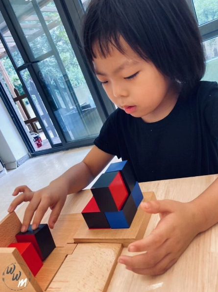 Cube Binomial Montessori : l’algèbre entre les mains de votre enfant