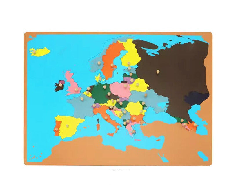Carte du Monde Montessori : un voyage éducatif et sensoriel à travers les continents