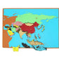 Carte du Monde Montessori : un voyage éducatif et sensoriel à travers les continents