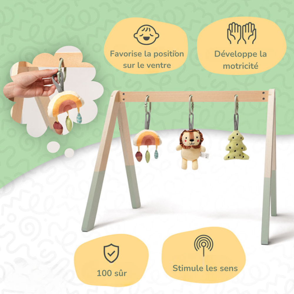 Portique d'éveil Montessori  – Éveillez les Sens de Votre Bébé dès la Naissance