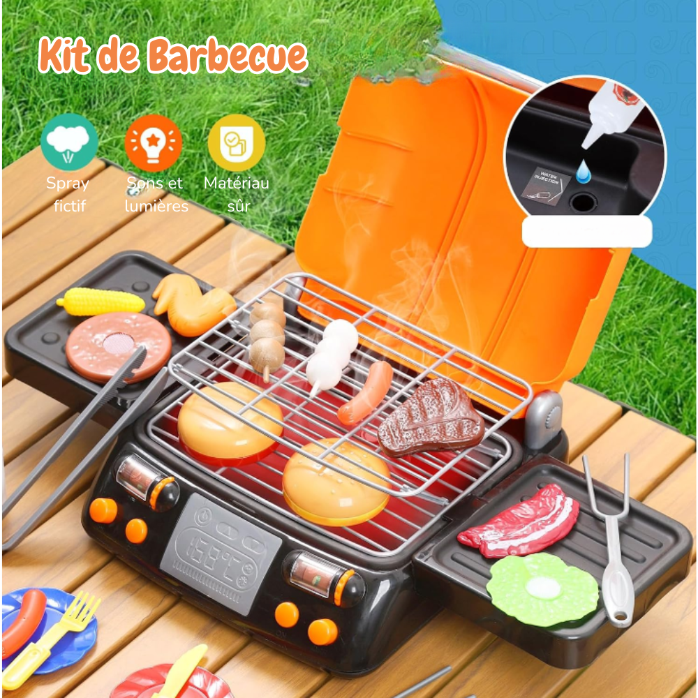 Set de Barbecue Montessori – Pour les Petits Chefs en Herbe