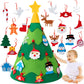 Sapin de Noël en Feutrine Montessori – Décoration Festive et Éducative pour les Tout-Petits