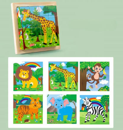 Puzzle Cube Montessori – Stimulez l'Esprit Créatif de Votre Enfant