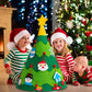 Sapin de Noël en Feutrine Montessori – Décoration Festive et Éducative pour les Tout-Petits