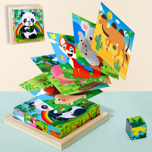 Puzzle Cube Montessori – Stimulez l'Esprit Créatif de Votre Enfant