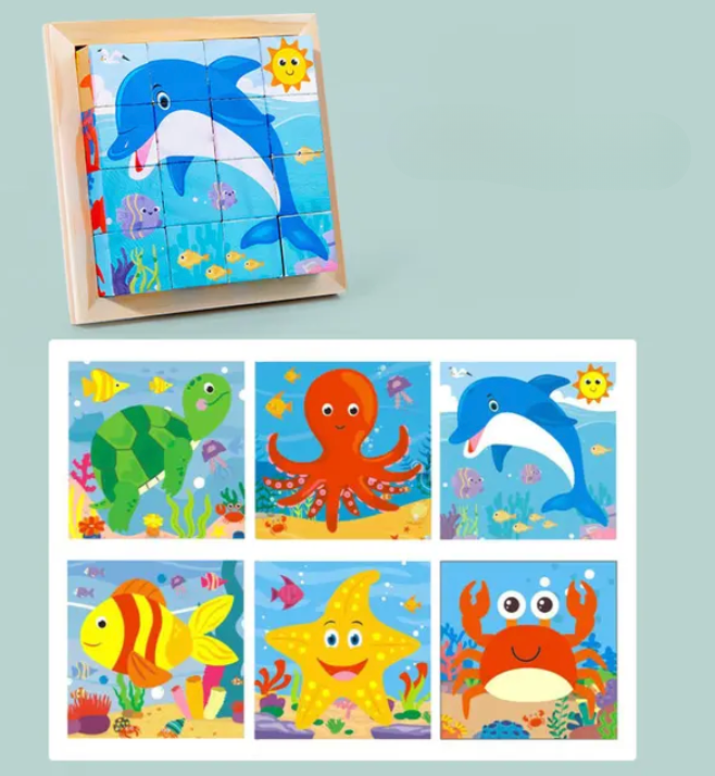 Puzzle Cube Montessori – Stimulez l'Esprit Créatif de Votre Enfant