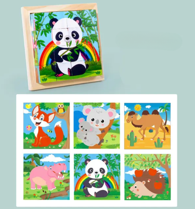 Puzzle Cube Montessori – Stimulez l'Esprit Créatif de Votre Enfant