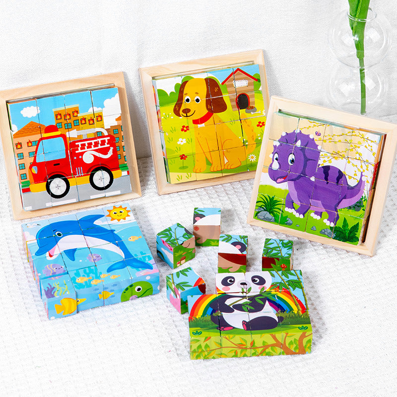 Puzzle Cube Montessori – Stimulez l'Esprit Créatif de Votre Enfant