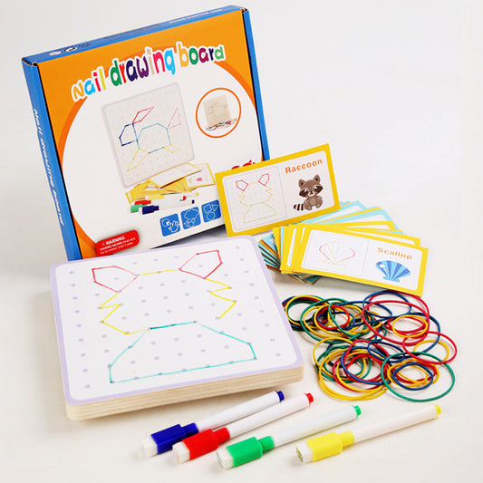 Geoboard Montessori – Éveillez la Créativité Géométrique de Votre Enfant