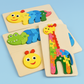 Puzzles d'Animaux Montessori – Éveillez la Curiosité et les Compétences Cognitives de Votre Enfant