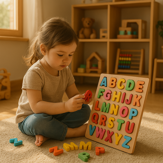Puzzle de l'Alphabet Montessori – Apprendre les Lettres en S'Amusant