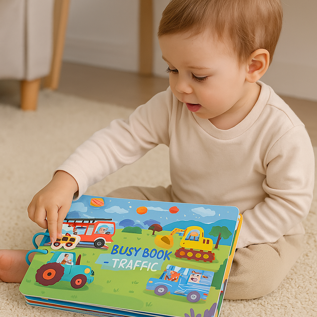 Livre Sensoriel Montessori – Éveillez les Sens et l'Esprit de Votre Enfant