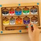 Tableau Magnétique Montessori des Couleurs et des Nombres – Apprendre en S'Amusant