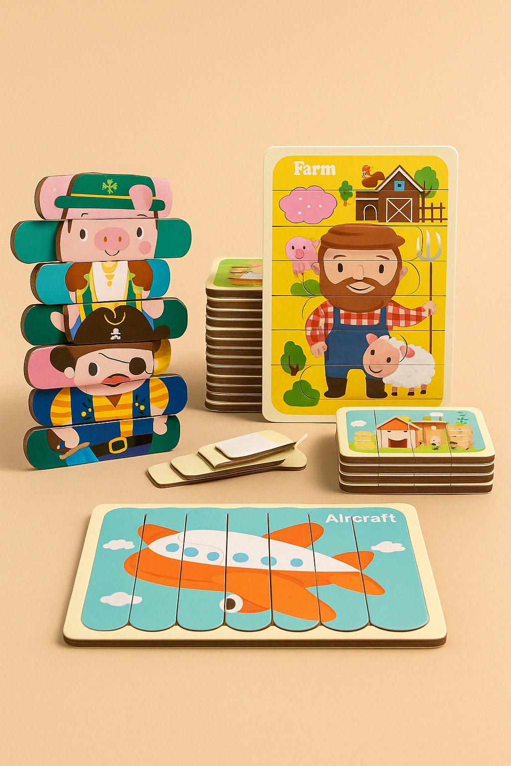 Puzzle Recto-Verso Montessori – Deux Fois Plus de Plaisir et d'Apprentissage