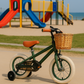 Vélo Classique en Acier avec Panier en Osier