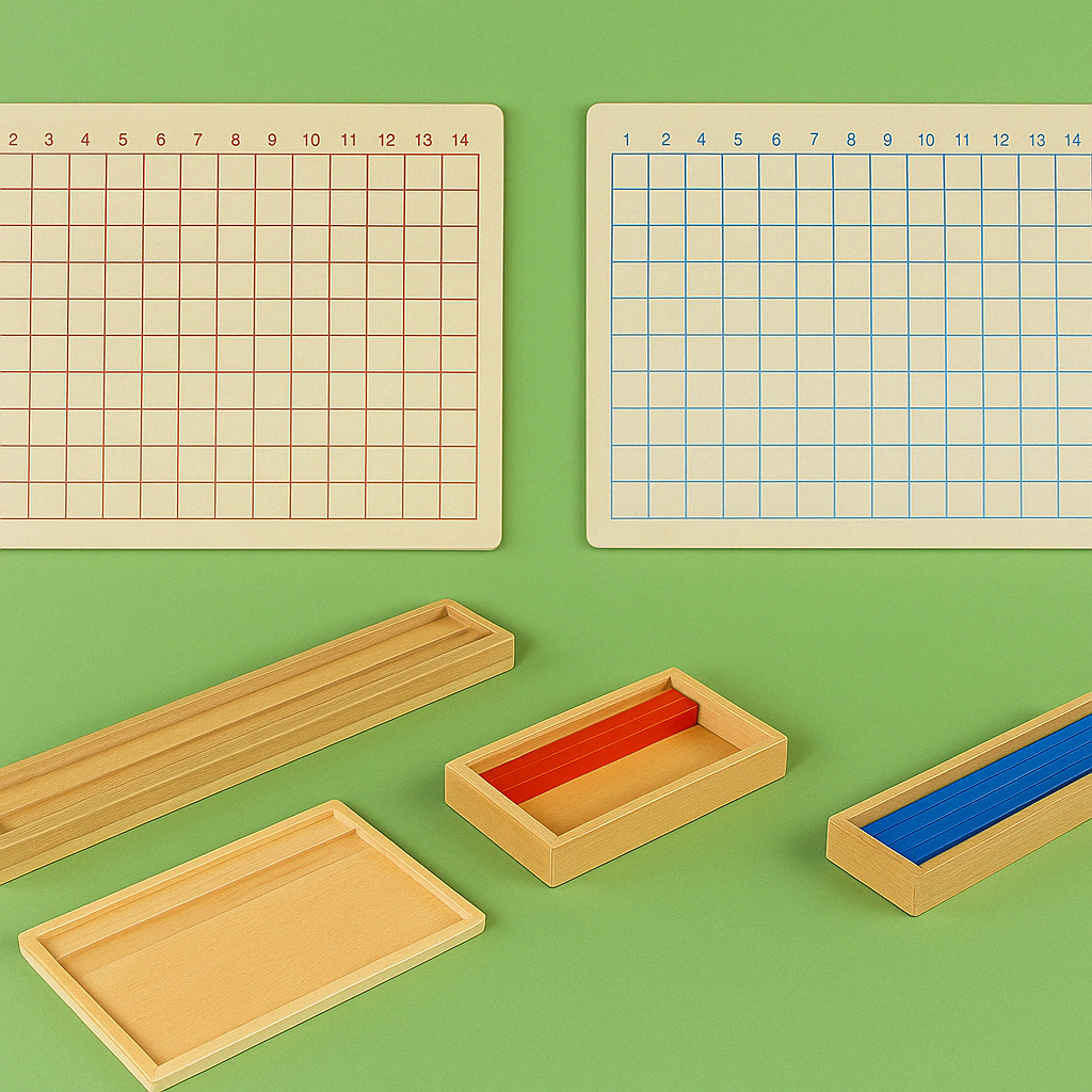 Calcul Montessori – Apprendre les Opérations en S'Amusant