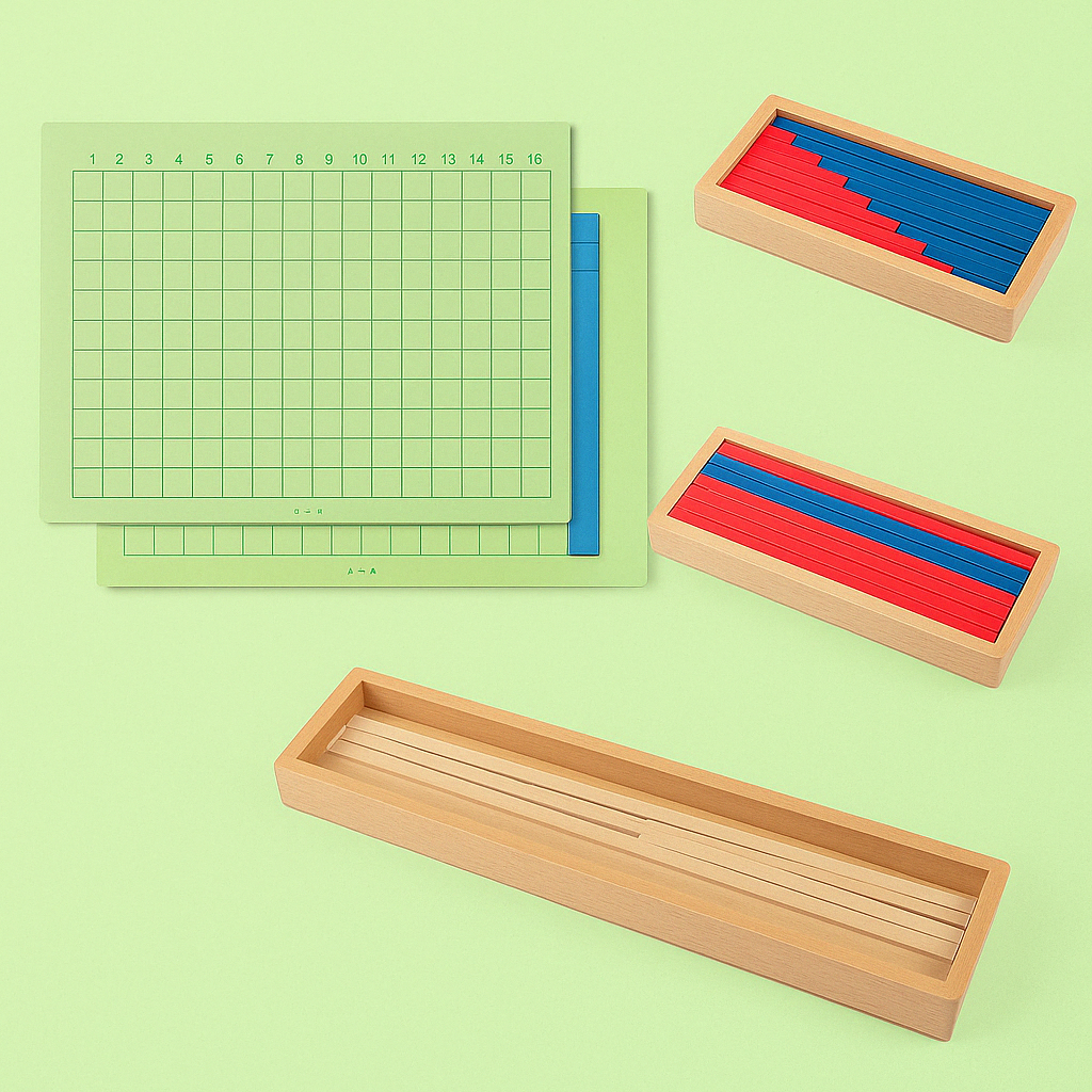Calcul Montessori – Apprendre les Opérations en S'Amusant