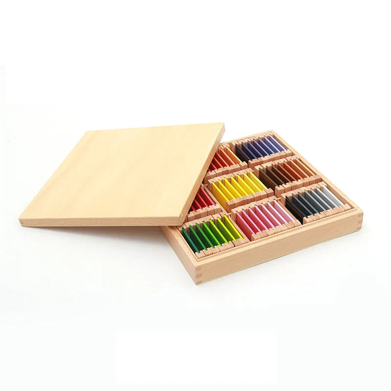 Boîte de couleurs 3 Montessori : l'art de percevoir les nuances