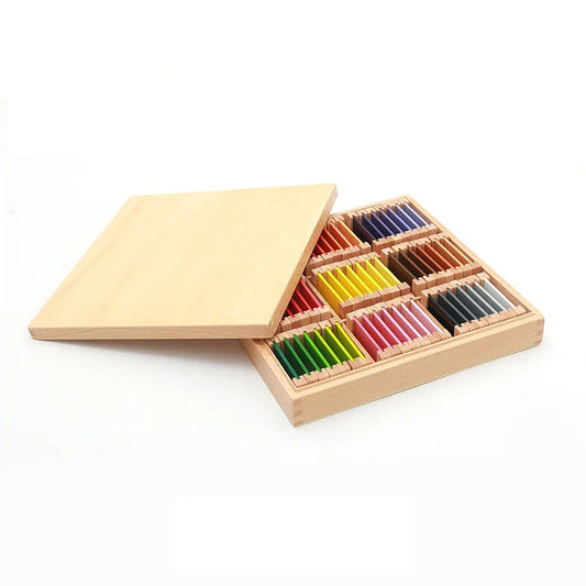 Boîte de couleurs 3 Montessori : l'art de percevoir les nuances