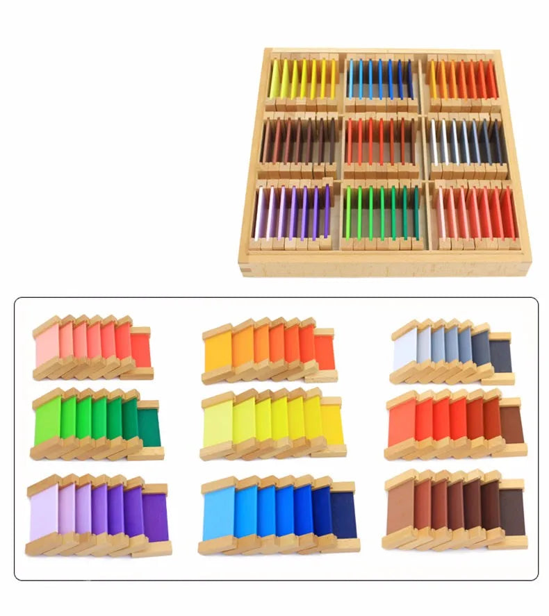 Boîte de couleurs 3 Montessori : l'art de percevoir les nuances