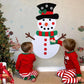 Bonhomme de Neige en Feutrine Montessori : une activité sensorielle et festive pour éveiller la créativité de votre enfant