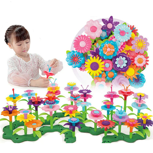 Set de Construction Jardin de Fleurs Montessori : un bouquet de créativité à assembler