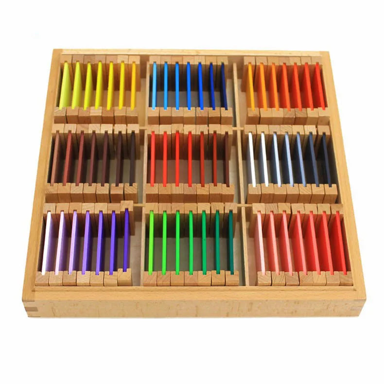 Boîte de couleurs 3 Montessori : l'art de percevoir les nuances