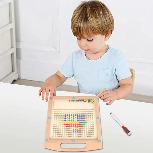 Tableau Magnétique de Points Montessori – Créativité et Précision au Bout des Doigts