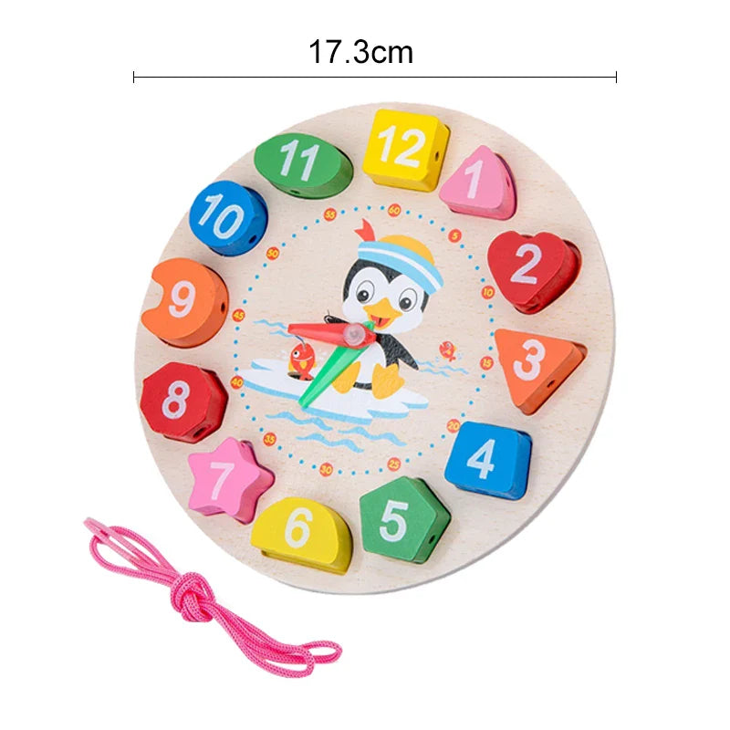 Horloge Pingouin Montessori : apprendre l’heure en s’amusant