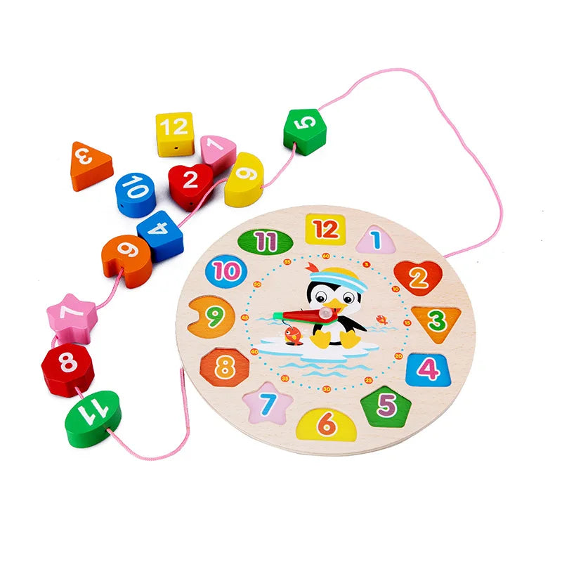 Horloge Pingouin Montessori : apprendre l’heure en s’amusant