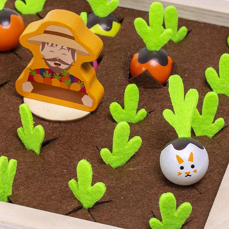 Jouet Carotte Montessori - Récolte Ludique pour Petits Jardiniers