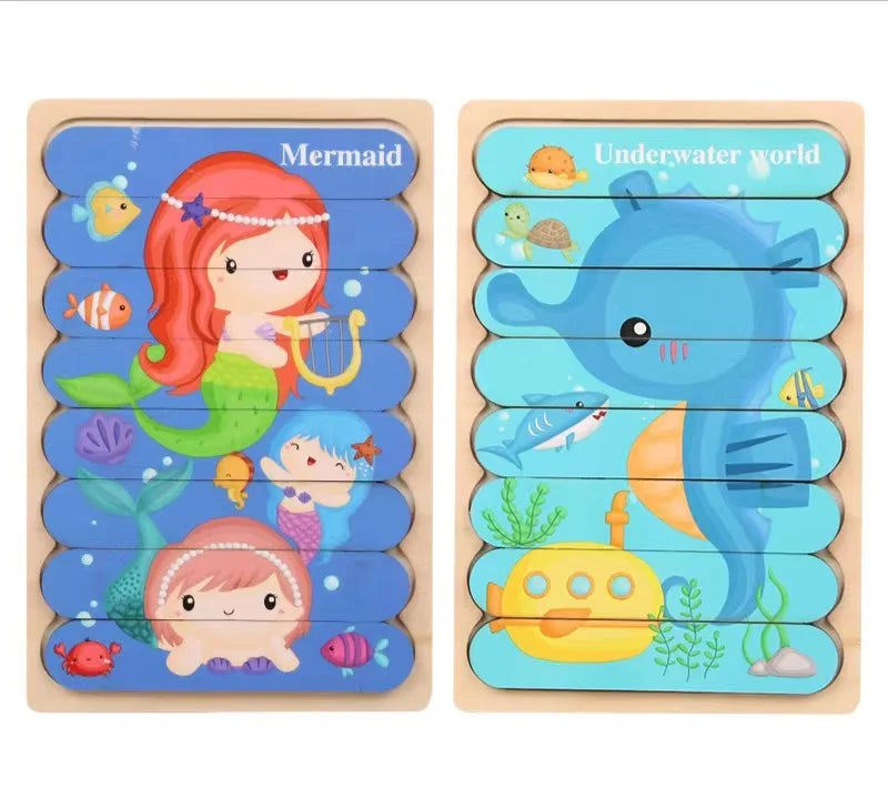 Puzzle Recto-Verso Montessori – Deux Fois Plus de Plaisir et d'Apprentissage