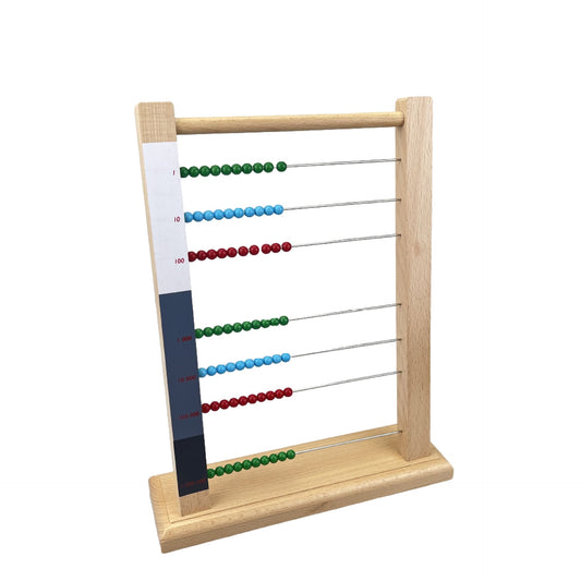 Boulier Montessori : l’apprentissage des mathématiques à portée de main