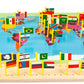 Carte du Monde Montessori : un voyage éducatif et sensoriel à travers les continents