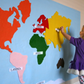 Carte du Monde Montessori : un voyage éducatif et sensoriel à travers les continents