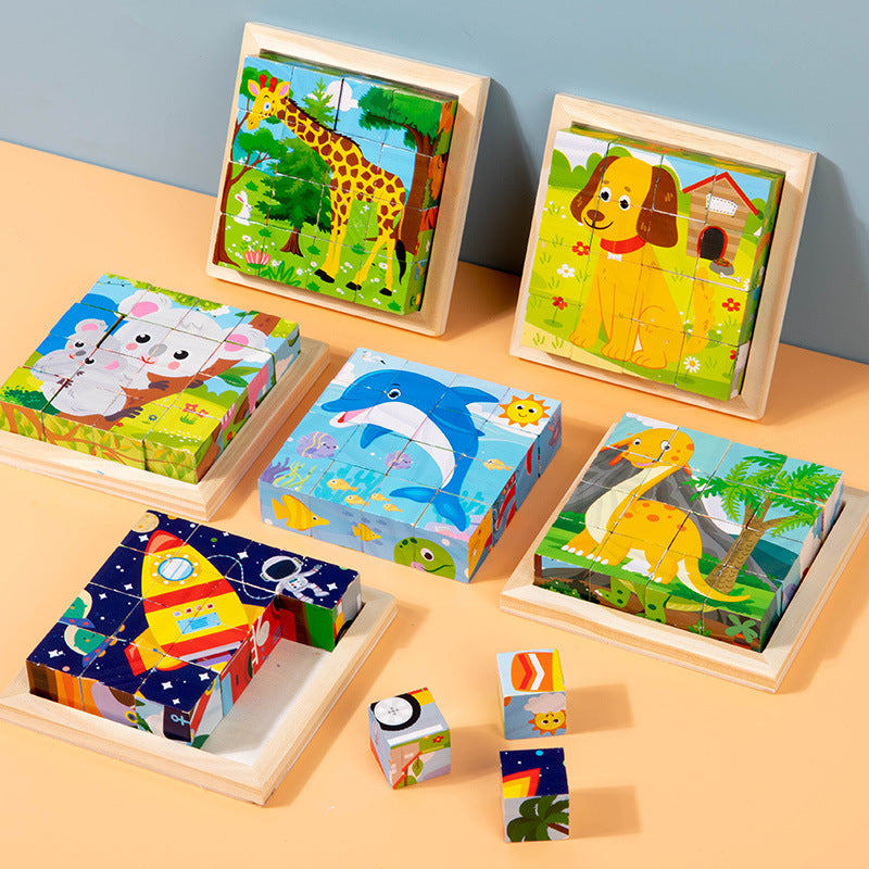 Puzzle Cube Montessori – Stimulez l'Esprit Créatif de Votre Enfant