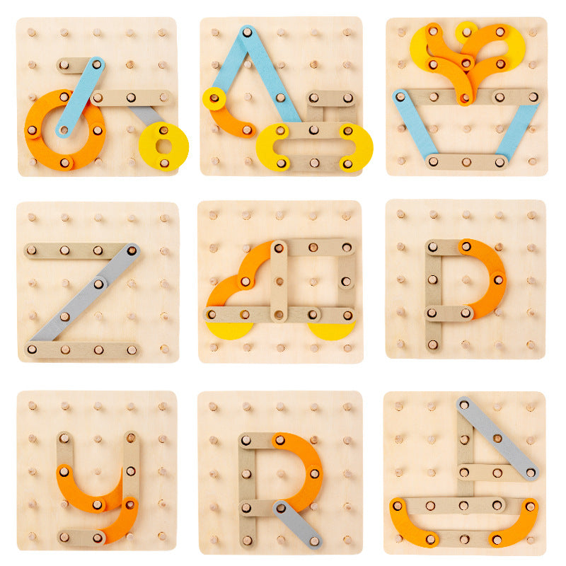 Geoboard Montessori – Éveillez la Créativité Géométrique de Votre Enfant