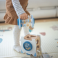 Fusée en Bois Montessori – Embarquez pour une Aventure Interstellaire