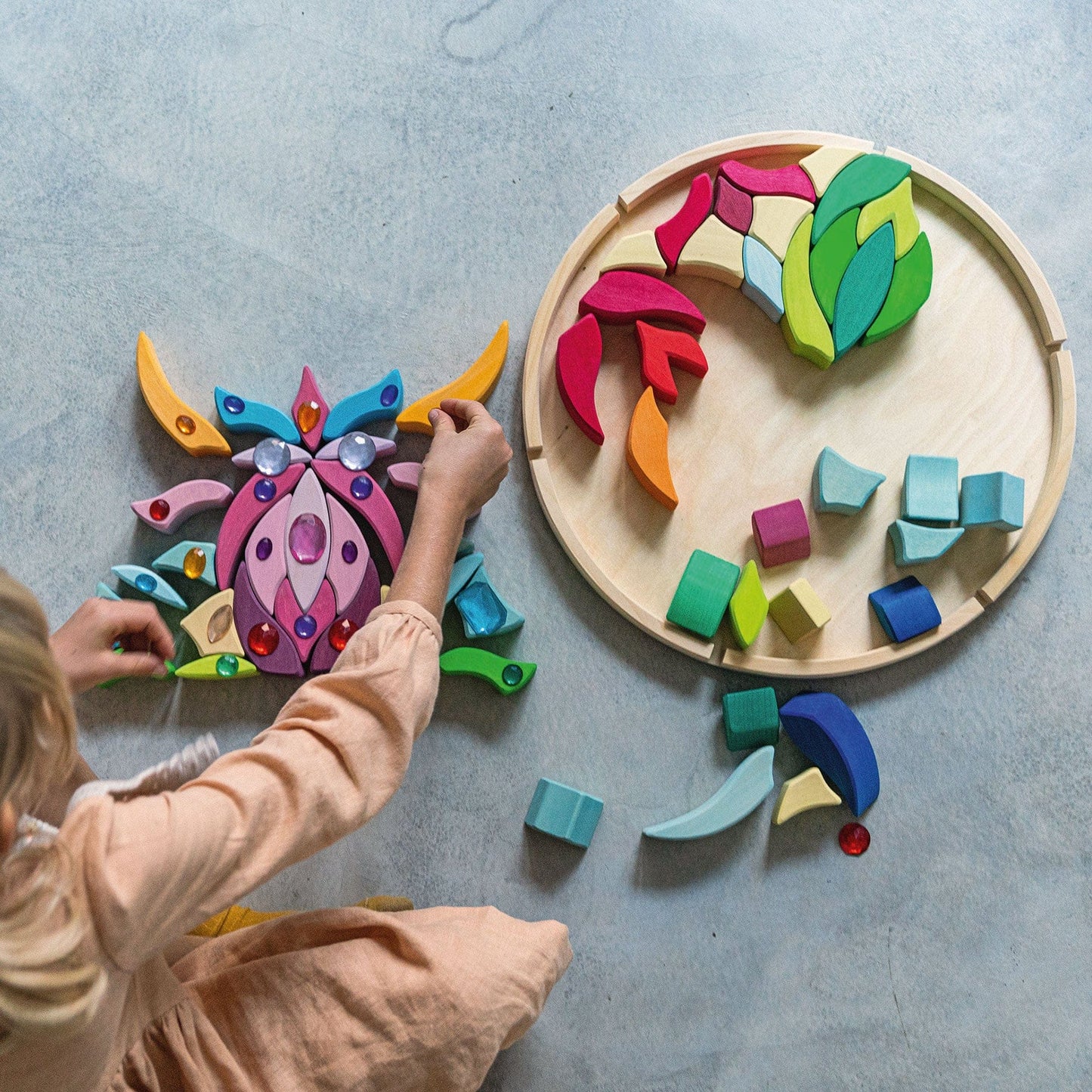 Set de Construction en Bois – Stimulez la Créativité et la Coordination de Votre Enfant