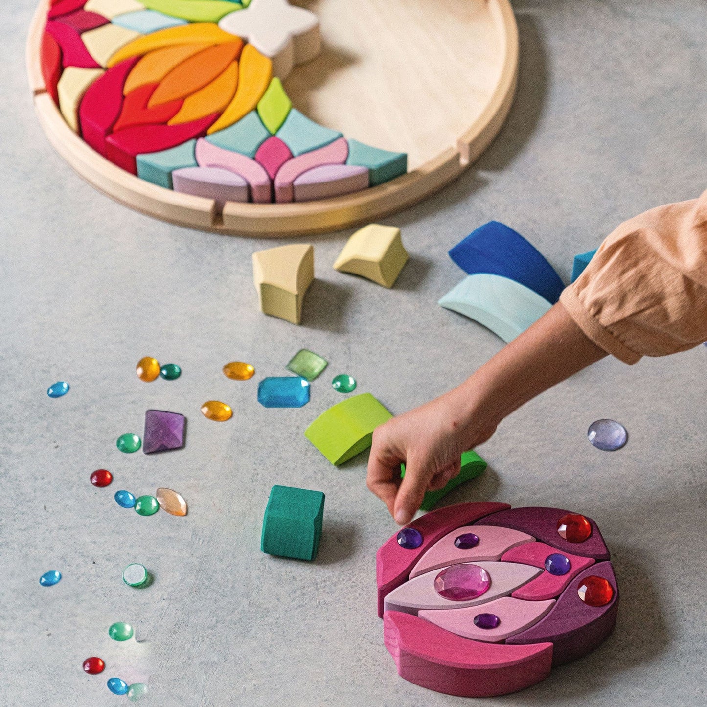 Set de Construction en Bois – Stimulez la Créativité et la Coordination de Votre Enfant